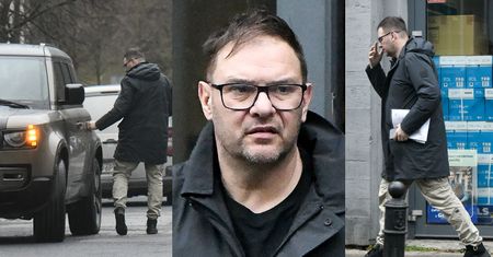 Tomasz Karolak parkuje na zakazie Land Rovera za 400 TYSIĘCY ZŁOTYCH i mknie do punktu ksero (ZDJĘCIA)