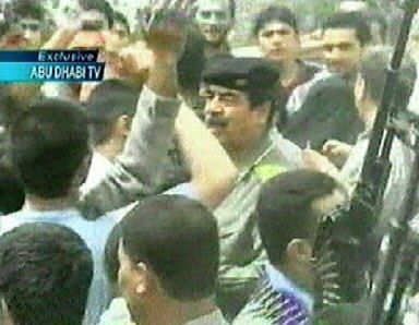 Saddam w telewizji