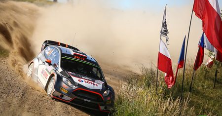 Rajd Polski (2015) dla Volkswagena, Kubica w czołówce – dzień pierwszy