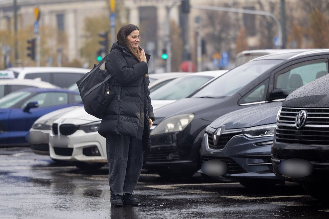 Agnieszka Grochowska z tajemniczym przyjacielem (?)