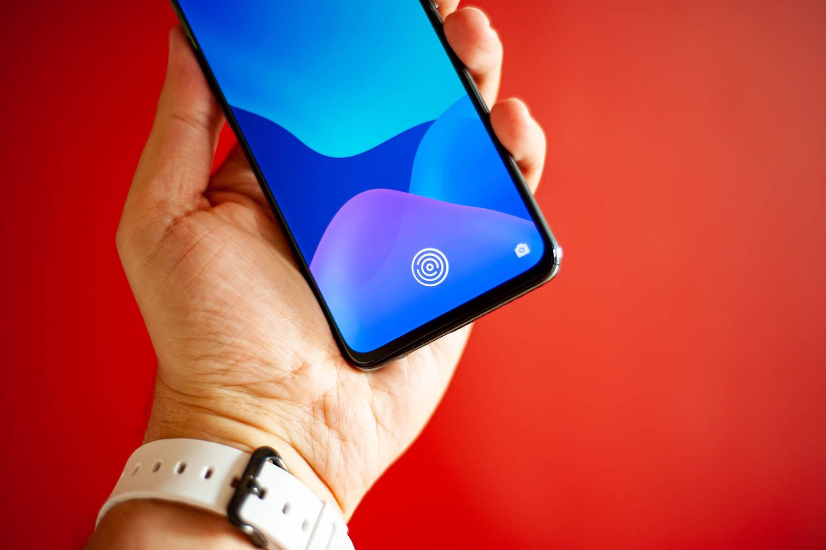 realme GT czytnik linii papilarnych