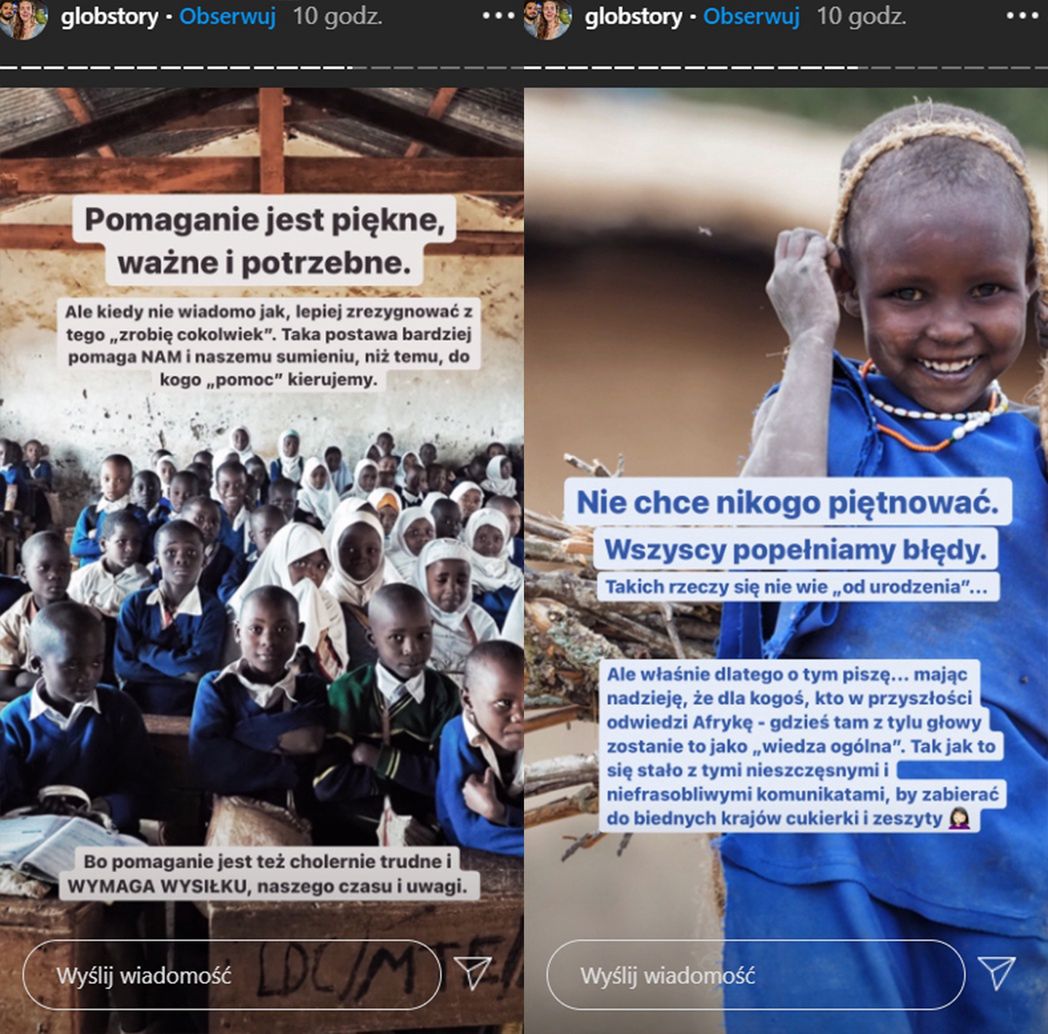 Globstory tłumaczy jak "nie pomagać"