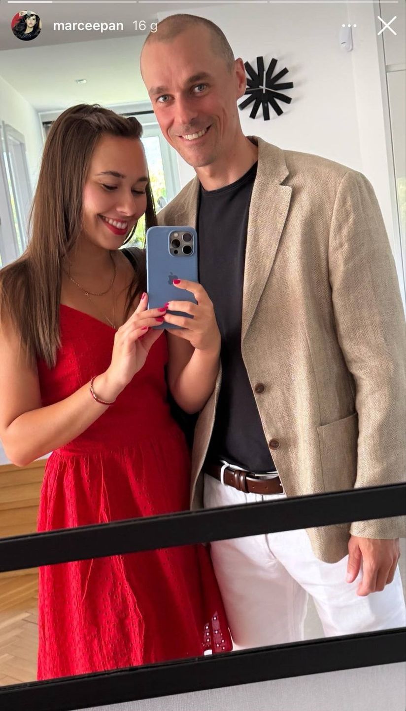 Marcelina Ziętek i Piotr Żyła