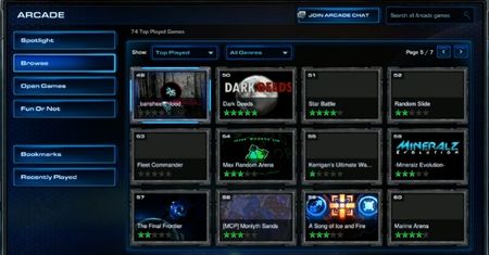 Ruszyła beta StarCraft Arcade - targowiska z modami do StarCrafta