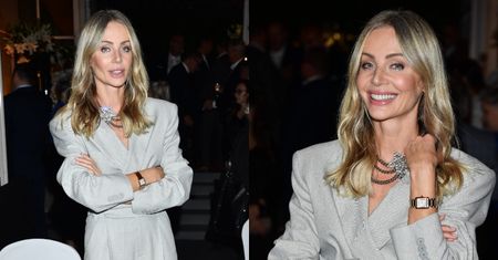 Piegowata Agnieszka Woźniak-Starak zadaje szyku na evencie firmy zielarskiej. Elegancko się prezentuje? (ZDJĘCIA)