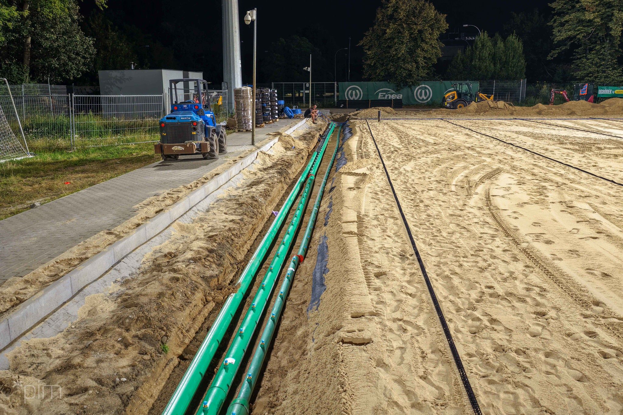 Prace budowlane w "Ogródku" fot. PIM
