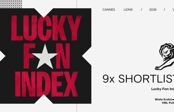 9 nominacji dla Lucky Fan Index na Cannes Lions