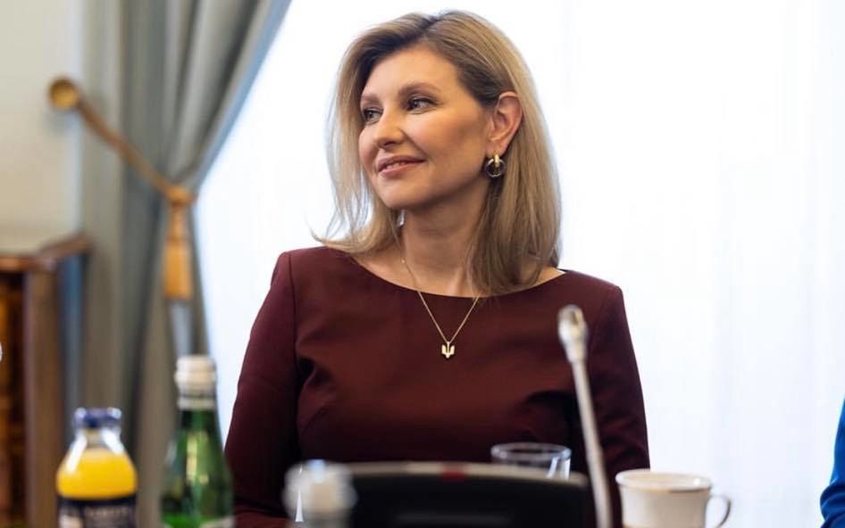 Uroczyste spotkanie Agaty Dudy i Ołeny Zełenskiej