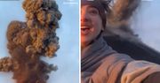 Turyści uciekali po erupcji wulkanu Fuego. Dramatyczne nagranie