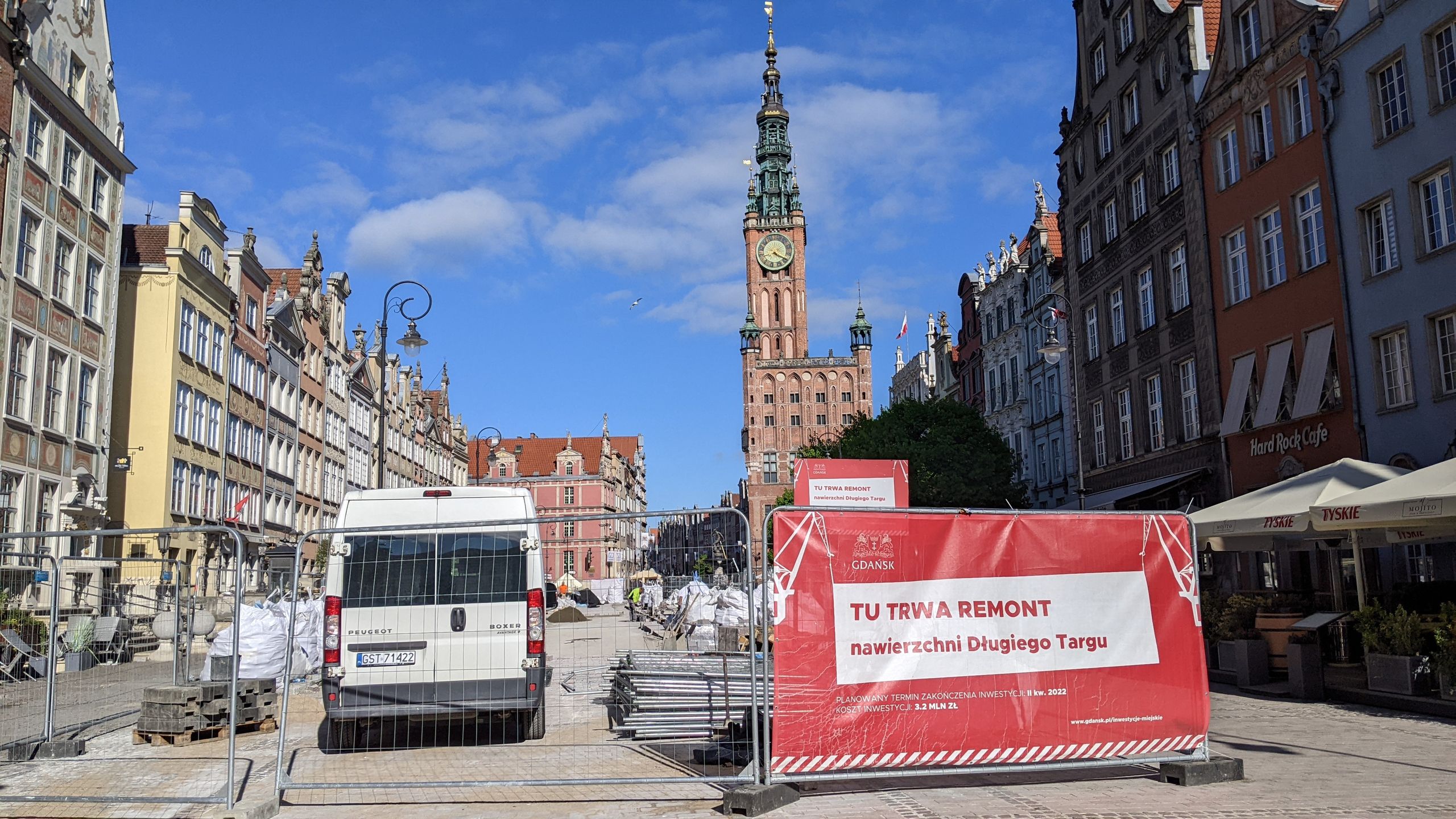 Remont Długiego Targu ma potrwać do końca czerwca 