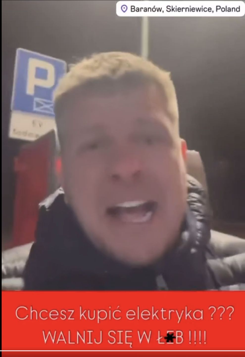 Filip Chajzer utknął na autostradzie