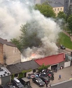 Pożar na Pradze. Na miejscu znaleziono jedną osobę