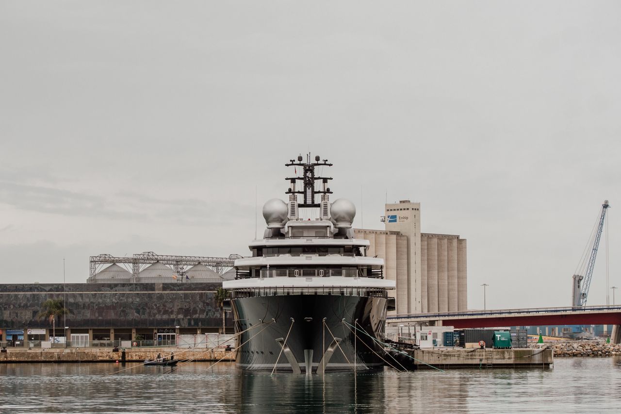 The superyacht Crescent, which was seized by the Spanish government, moored in Tarragona, Spain, on Thursday, March 17, 2022. The ship's owner isnt publicly known, though it is believed to belong to Russian Igor Sechin, head of Moscow-based Rosneft Oil Co., according to Reuters, which cited a police source it didnt identify. Photographer: Laia Solanellas/Bloomberg via Getty Images