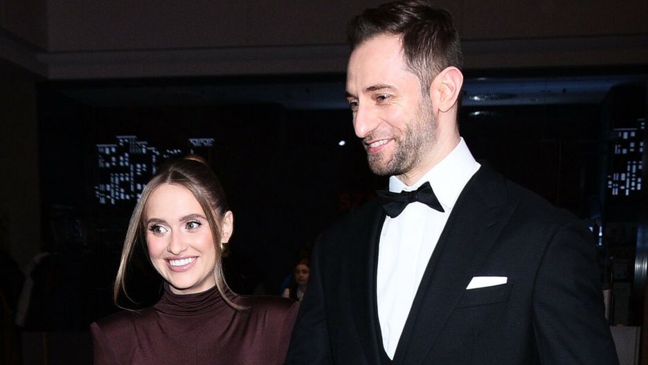 Grzegorz Łomacz z żoną na Gali Mistrzów Sportu