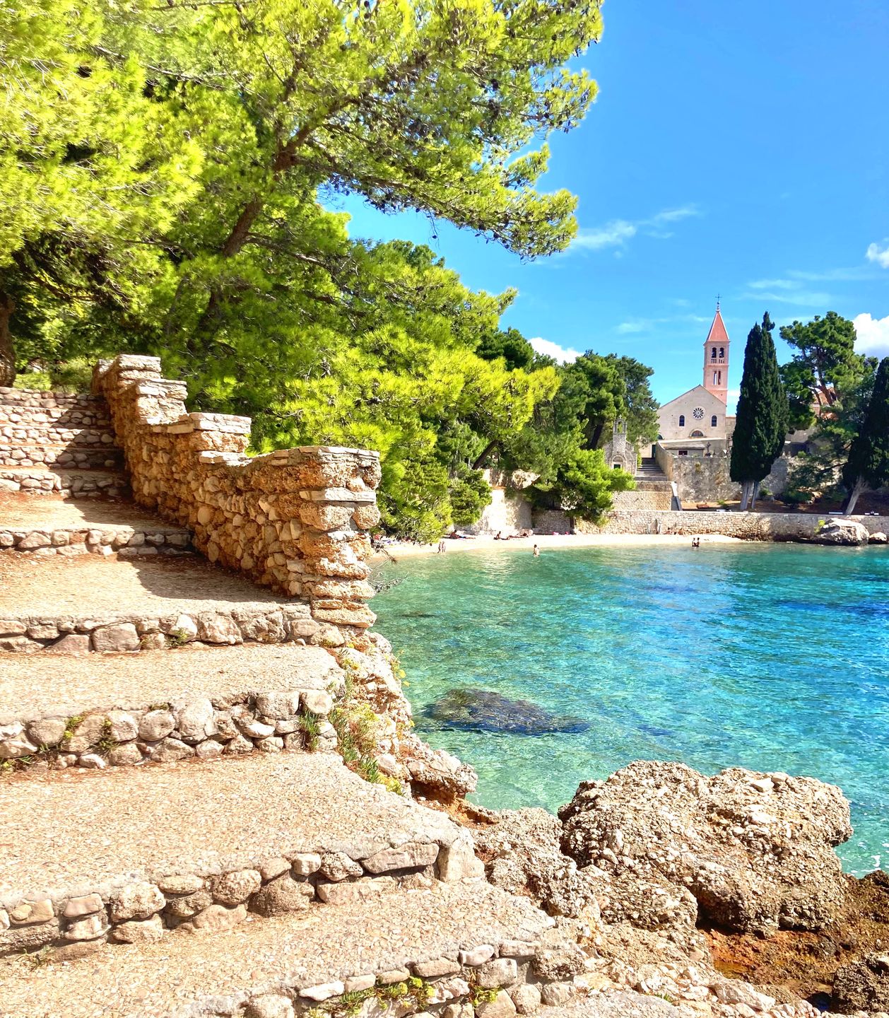 Plaża Bijela Kuća, Bol, wyspa Brač