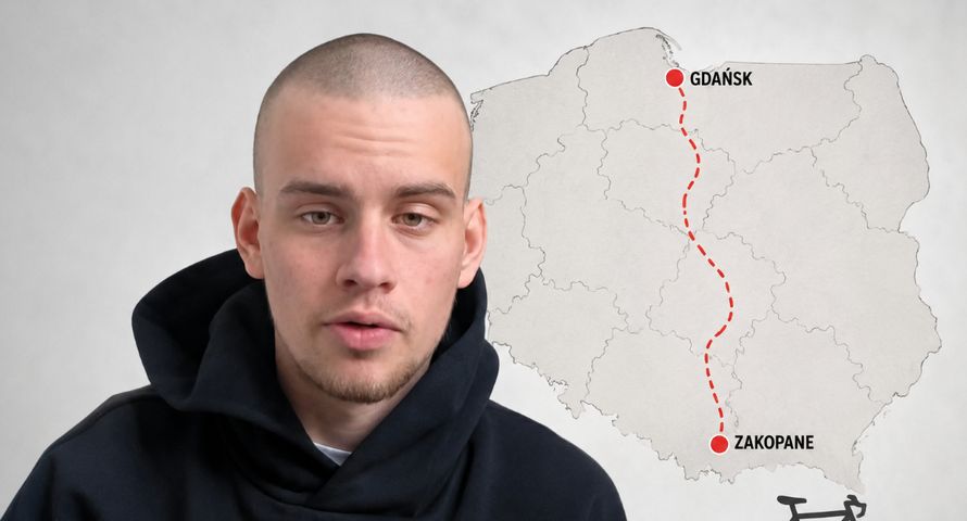 Łatwogang z nowym wyzwaniem. Przejedzie rowerem całą Polskę, zbiórka na chore dziecko