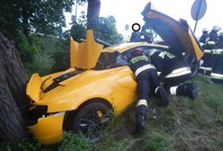 McLaren 650S rozbity w Krapkowicach