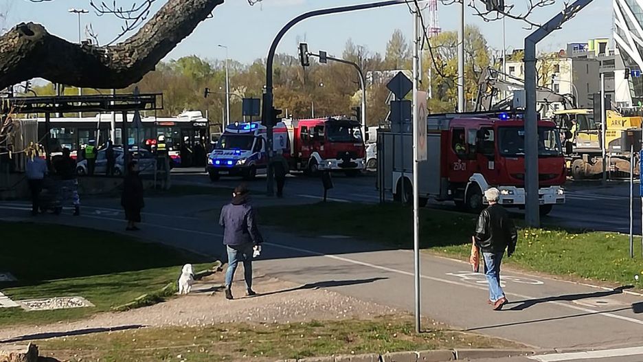 Żaden z pojazdów nie został poważnie uszkodzony