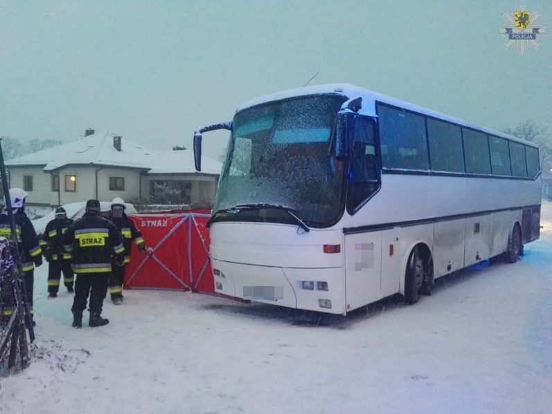 Tragedia koło Kwidzyna. Kierowca autobusu śmiertelnie potrącił dziecko