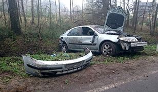 Żyrardów. Pijana kobieta wjechała do rowu. Na pomoc przyjechał jej nietrzeźwy partner