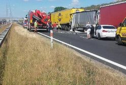 Poznań: wypadek na A2. Zderzenie 4 tirów i 2 aut osobowych