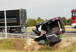 Pabianice. Koszmarny wypadek przy węźle S14