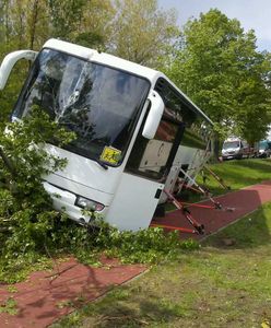 Wypadek autobusu z przedszkolakami. Troje dzieci w szpitalu