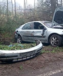 Żyrardów. Pijana kobieta wjechała do rowu. Na pomoc przyjechał jej nietrzeźwy partner