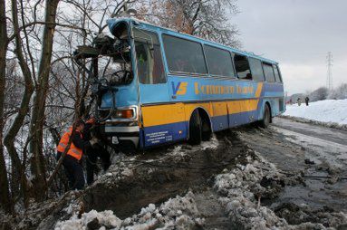 21 osób rannych pod Elblągiem