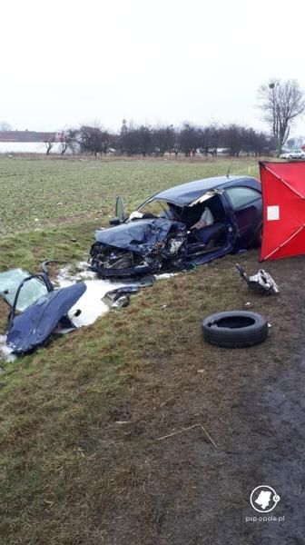 Śmiertelny wypadek w Strzelnikach. Utrudnienia na DK94