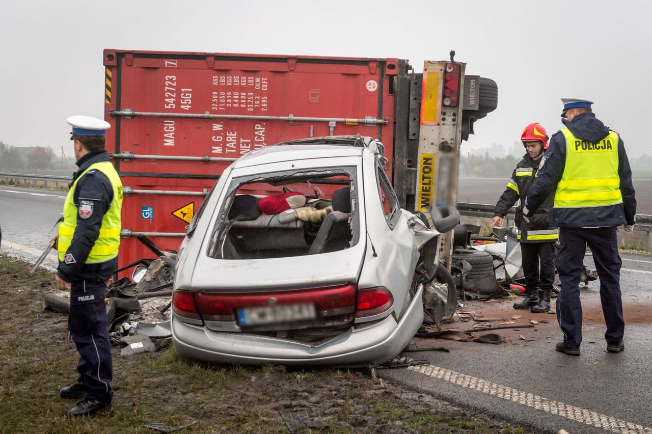 Tragedia na autostradzie A1. Aż 5 osób nie żyje