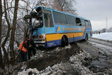 21 osób rannych pod Elblągiem