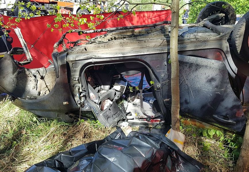 Wypadek na DK79 w Woli Filipkowskiej. Zginęły trzy osoby, kierowca był pijany