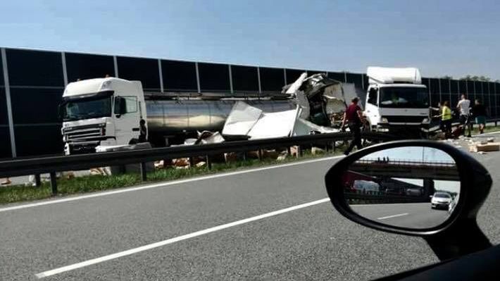 Autostrada A4 w kierunku Rzeszowa była zamknięta przez 11 godzin