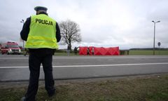 Pomorskie: Po wypadku zablokowana droga krajowa nr 6 na wysokości Nowej Dąbrowy