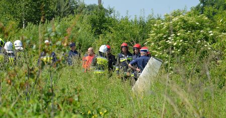 Wypadek awionetki. Dwie osoby nie żyją