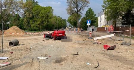 Tragedia w Lublinie. Auto dachowało, nie żyje 35-latek