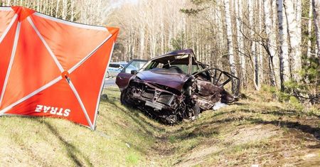 Kadzidło: tragiczny wypadek na DK 53. Jedna osoba nie żyje