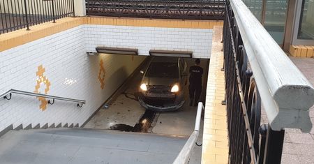 Sopot. Wjechał w tunel pod Monciakiem. Był pijany i pod wpływem narkotyków
