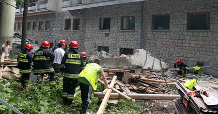 Tragedia na budowie