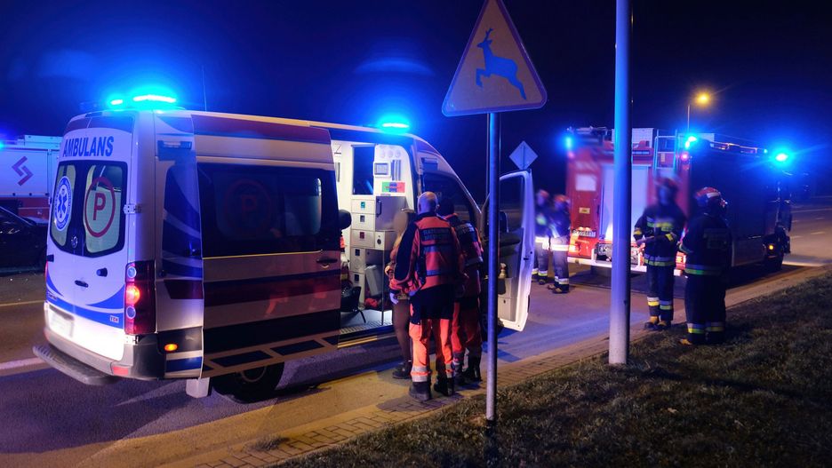 Tragiczny wypadek pod Łomżą. Zabity i ranni na DK63