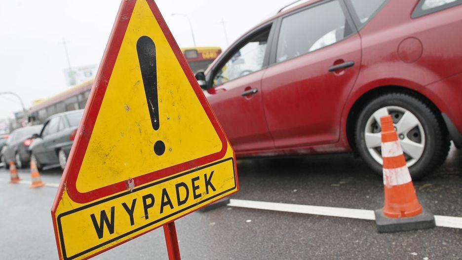 Do potrącenia doszło na estakadzie trasy Łazienkowskiej w stronę Żoliborza