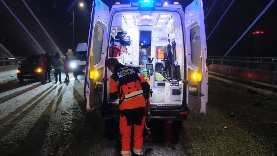 Podkarpacie: karambol na S19