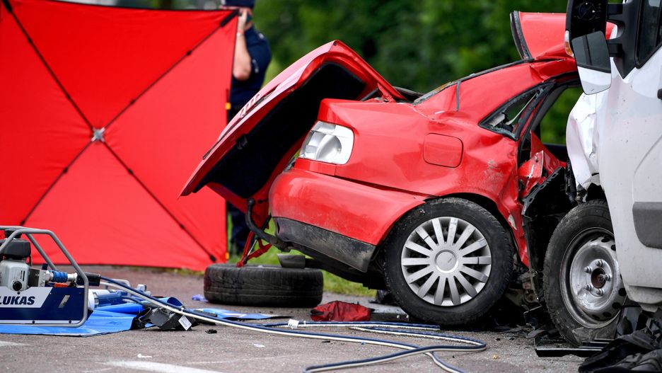 Audi A4 kierował 21-latek, a jego pasażerem był 19-latek