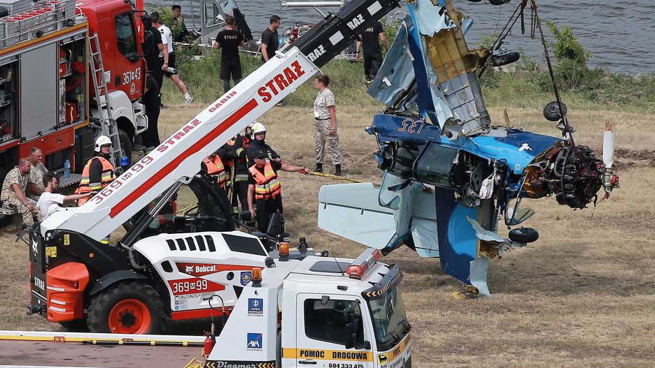 Wrak samolotu został zabezpieczony