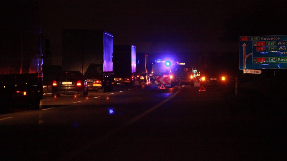 Do wypadku doszło na autostradzie A4 w Zabrzu.