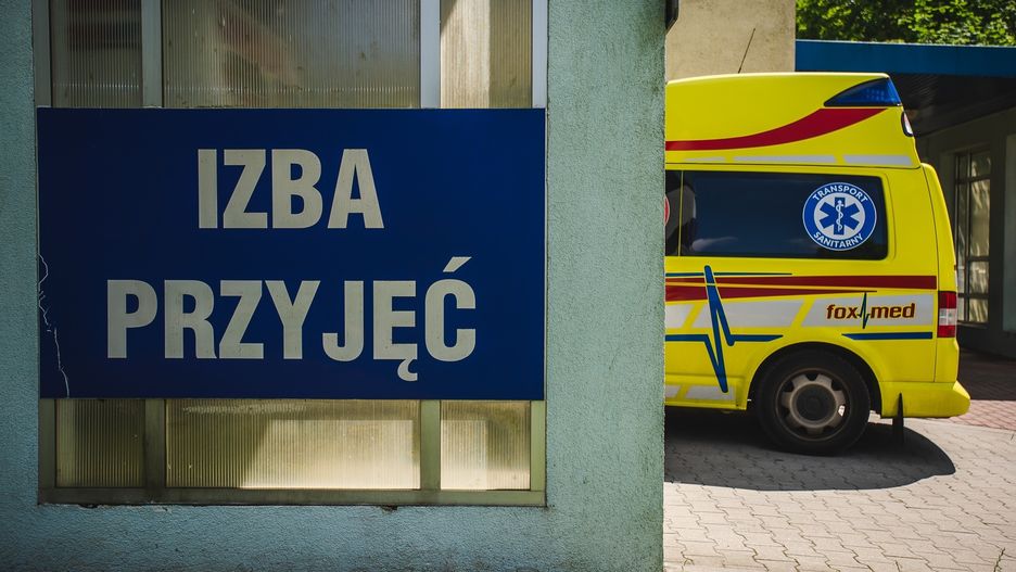 Wypadek w Warszawie.