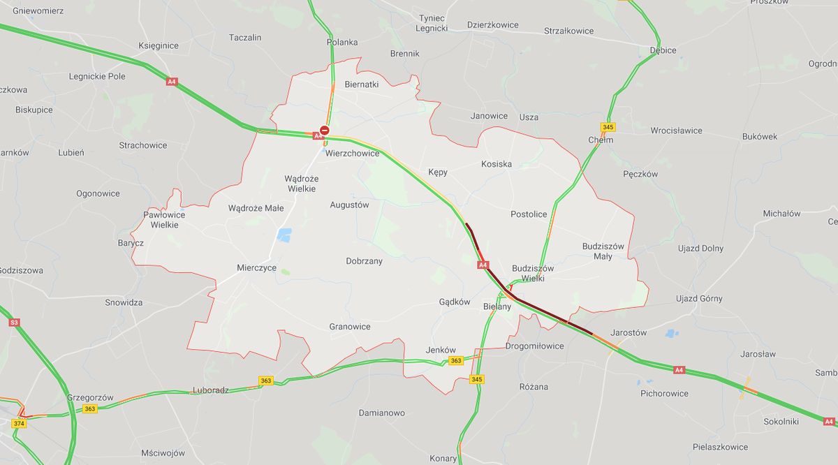 Wypadek na A4. Autostrada w stronę Zgorzelca zablokowana