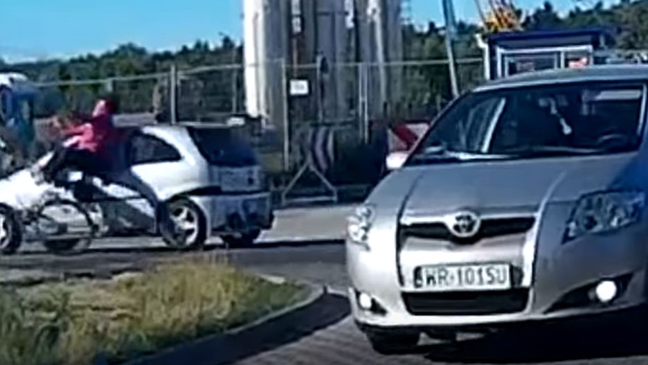 Nagranie z wypadku 