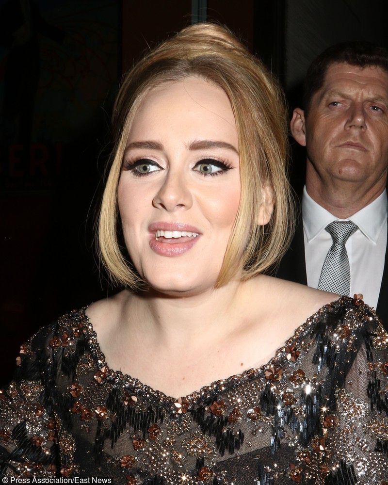 Adele przed koncertem 
